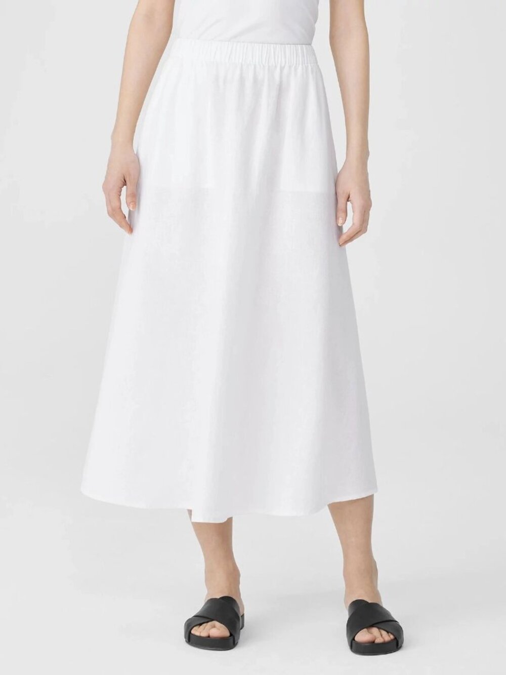 UNWORN. Eileen Fisher 100%  Organic Linen Skirt
